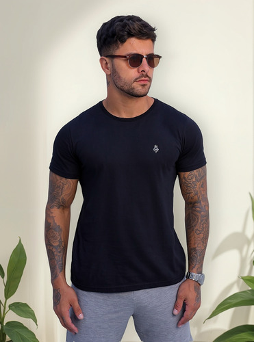 Camiseta Masculina Algodão Básica Camisa Atacado 30.1 Lisa