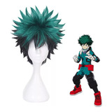 Mi Héroe Academia Cosplay Deku Peluca Izuku Midoriya Pelo