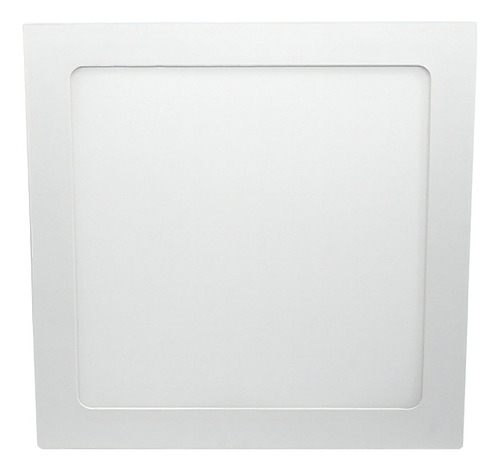 Painel Led Taschibra Quadrado Lux Embutir 18w Bivolt 3000k Cor Branco 110v/220v