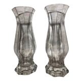Vasos Decorativos Franceses Em Vidro Translúcido