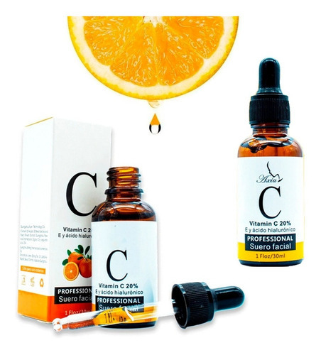 Vitamina C Serum Facial Con Acido Hialuronico Anti-edad Tipo De Piel