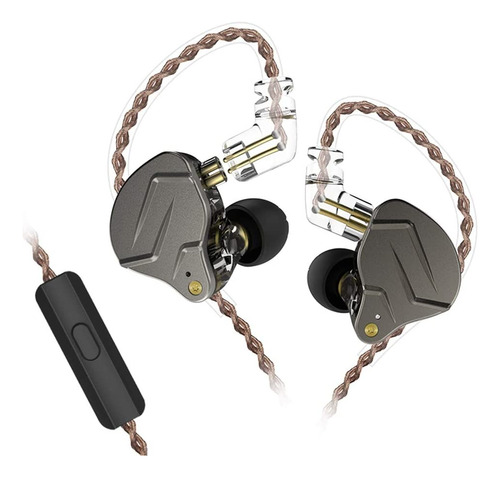 Audifonos Kz Zsn Pro In Ear Hibrido Con Microfono 