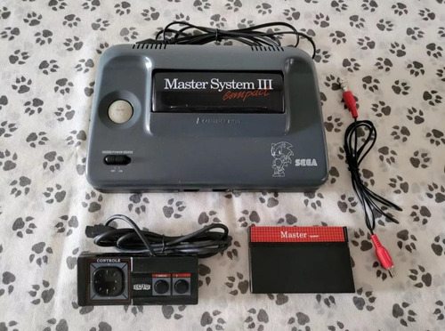 Master System 3 Compact Completo + Everdrive 