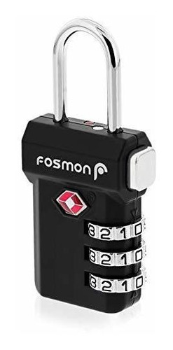 Candado De Equipaje Fosmon Tsa Approved Luggage Locks, (1 Pa