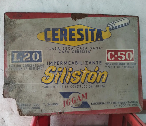 Antíguo Cartel Con Publicidad De Cerecita 