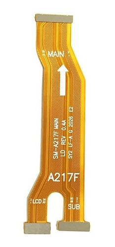 Cabo Flex Sub Placa Mãe Main Lcd Compatível Galaxy A21s A217