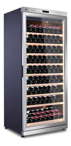 Zieun Refrigerador De Vino 357l W/lock- Acero Inoxidable, Co