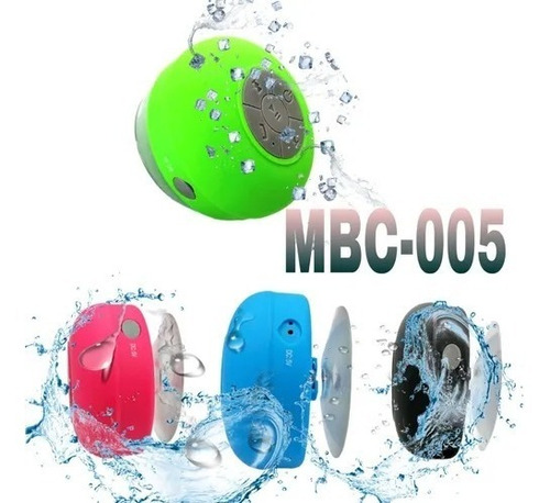 Bocina Bluetooth Para Baño Contra Agua Recargable