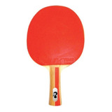 Paleta De Ping Pong Master 2 Estrellas (clásica O Lapicero) Color Negro-rojo Tipo De Mango Clásica