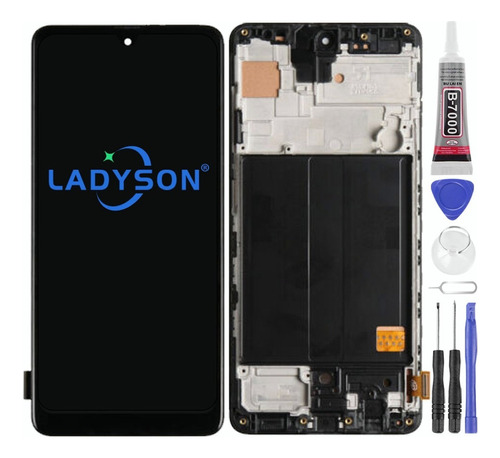 1 Pantalla Lcd Original C/marco P/samsung Galaxy A51 2019