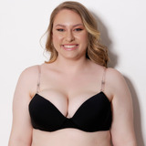 Soutien Costa Nua Bojo Plus Size Sutia Alça Silicone Transp