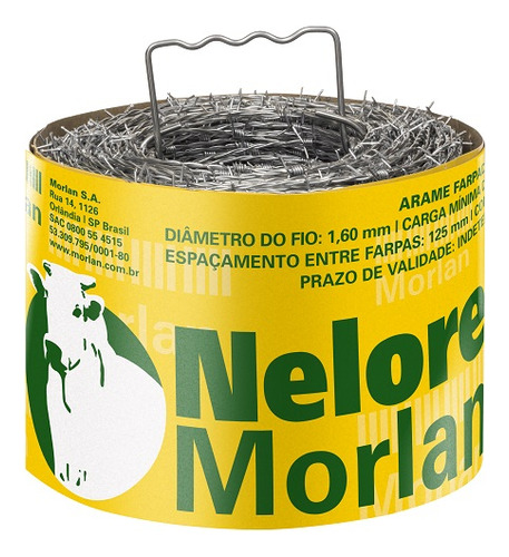 Arame Farpado Para Cerca Nelore 250m Morlan