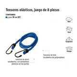 8 Pz Sujetadores Tensores O Ganchos Elasticos Carga 90cm