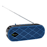 Bocina Parlante Mi Portable Bluetooth Speaker Caja Nr-b7fmt Color Azul