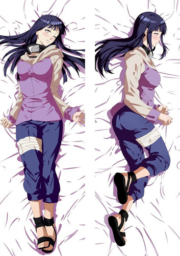 Dakimakura Hinata Hyuga 50x150 2 Lados + Relleno