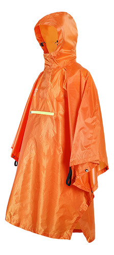 Impermeable Reflectante Poncho Lluvia Hombre Mujer