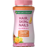 Hair Skin Nails 90 Gummies Natures Bounty Biotina + Colágeno