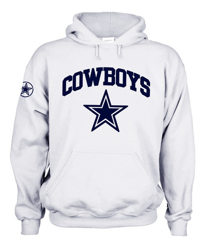 Sudadera Capucha Cowboys Vaqueros De Dallas Nfl Mod. 08