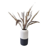 Florero Nordico De Ceramica Texturada Combinado Tubo