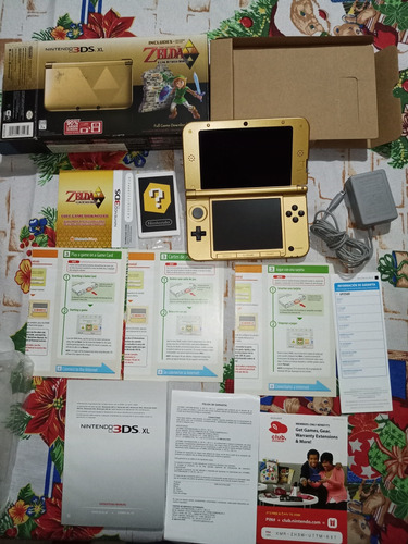 Nintendo 3ds Xl Gold /black Edición The Legend Of Zelda