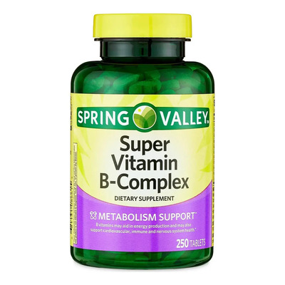 Complejo B + Vitamina B1 B2 B6 B12 Acido Folico 250 Caps Sabor Sin sabor | Envío gratis