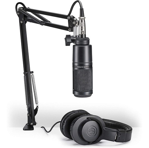 Paquete Microfono Audiotechnica Para Streaming Y Podcast Msi