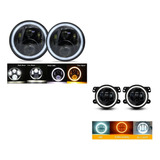 Faros Unidades Niebla Led Jeep Wrangler 2008 2009 2010 2011