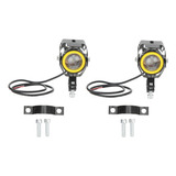 Lámpara Led Angel Eye  1 Par De Focos Auxiliares Para Motoci