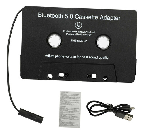 * Adaptador De Cassette Bluetooth A Auxiliar Con Batería