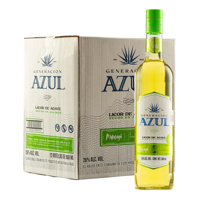Caja Licor De Agave Generación Azul Maracuyá 960 Ml | Meses sin interés