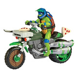 Figura Acción Leonardo C Moto Juguete Tortugas Ninja Tmnt ;o
