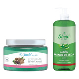 Exfoliante De Pies Y Manos  + Jabón Manos Seda Sábila Shelo