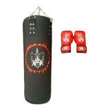 Costal De Boxeo O Artes Marciales Profesional Con Guantes