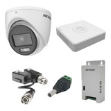 Kit 4 Cámaras Eyeball Color Vu 1080p 4ch Hikvision Cctv 