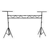 Stand Luces Porteria Estructura Uniones De Metal Uso Rudo