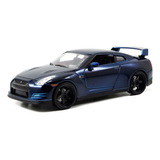 Nissan Gt- R35 Brian Con Caja- F & F Azul Oscuro Jada 1/24