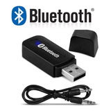 Receptor Bluetooth Usb P2 Áudio Músicas Som Carro