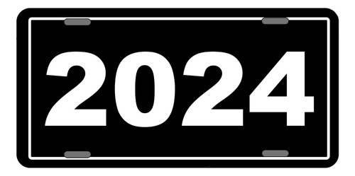 Placas Para Auto Personalizadas Año De Tu Auto 2024