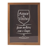 Quadro Porta Rolhas De Vinho Grande De Vidro Decoração Qv002