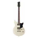 Guitarra Eléctrica Yamaha Revstar Standard Rss20 De Arce/caoba Con Cámara 2022 Vintage White Poliuretano Brillante Con Diapasón De Palo De Rosa