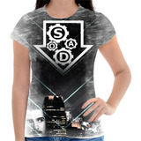 Camiseta Personalizada System Of A Down Feminina Rock 2