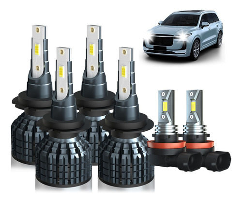 30000lm Kit De Faros Led Luz Alta Y Baja Para Volkswagen