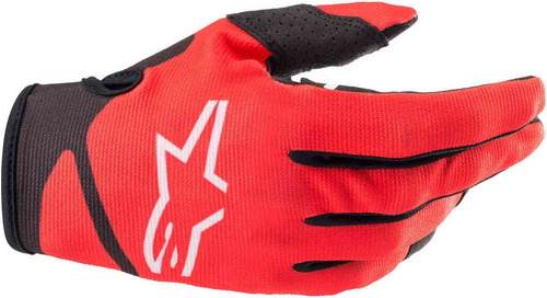 Guantes Para Motocross Radar Ngo/grs Color Rojo Talla L