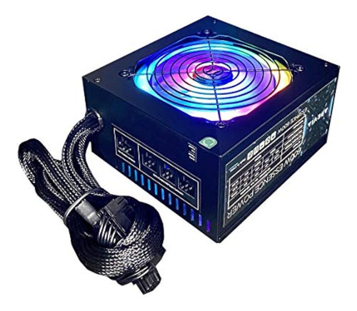 Apevia Atx-es600-rgb Essence 600w Atx Fuente De Alimentación