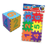 Numeros Al Cubo Juego Didactico De Goma Eva