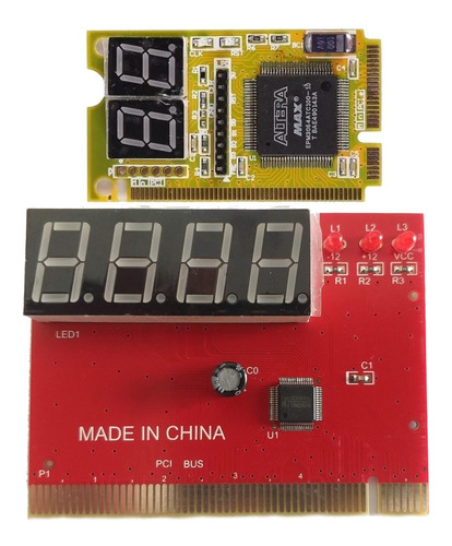 Testa Placa Mãe Diagnostico 4 Digitos Pci Pc Analyzer Br