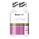 Biotina 120 Caps 400mg Cabelos E Unhas - Growth Supplements