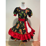 Vestido Niña Huasa/ Chinita Fiestas Patrias Chile Talla 6