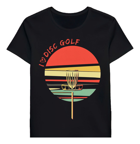 Remera I Love Disc Golf Retro Frisbee Design 32962666