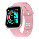 Smartwatch H116 Plus Rf Fit02 Podometro Presion Notificacion Color De La Malla Rosa